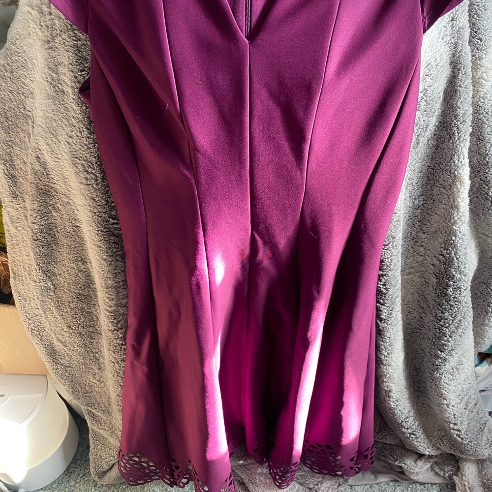Roz & Ali Purple Midi Dress